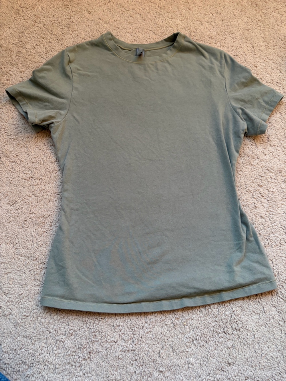 SKIMS Cotton Jersey T-shirt - mineral